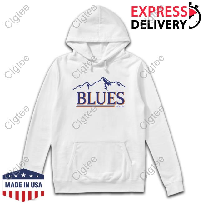 Vintage Mountain Blues Hockey Hoodie Vintage Mountain Blues Hockey Hoodie