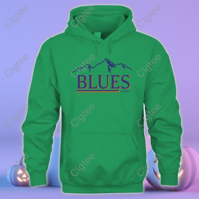 Vintage Mountain Blues Hockey Hoodie Vintage Mountain Blues Hockey Hoodie