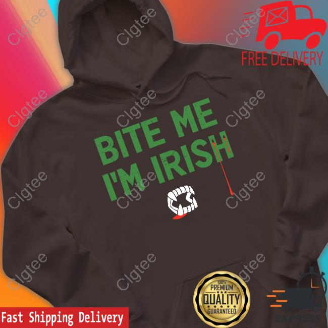Tizzyent Bite Me I'm Irish Long Sleeve T Shirt Creepy Company Merch Tizzyent Bite Me I'm Irish Long Sleeve T Shirt Creepy Company Merch