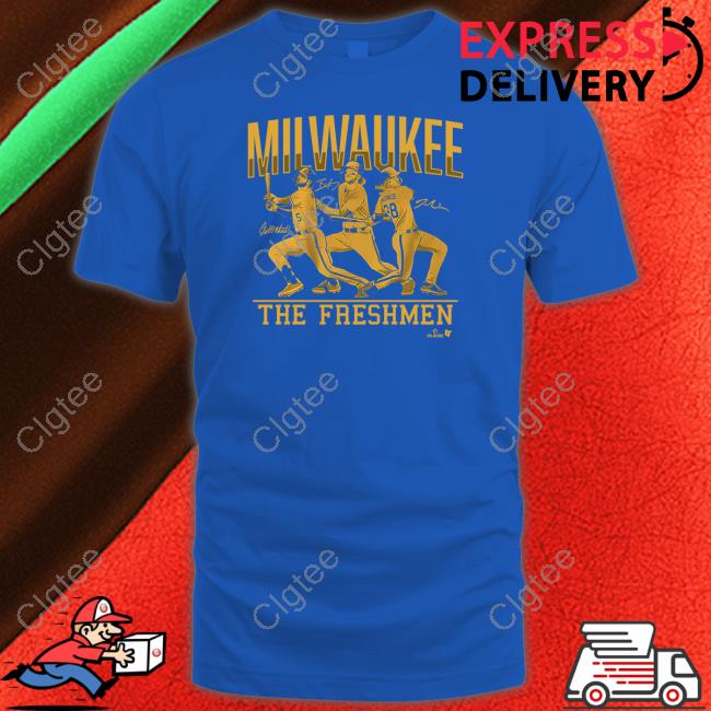 Breakingt Merch Brice Turang Joey Wiemer & Garrett Mitchell Milwaukee The Freshmen Sweatshirt Breakingt Merch Brice Turang Joey Wiemer & Garrett Mitchell Milwaukee The Freshmen Sweatshirt