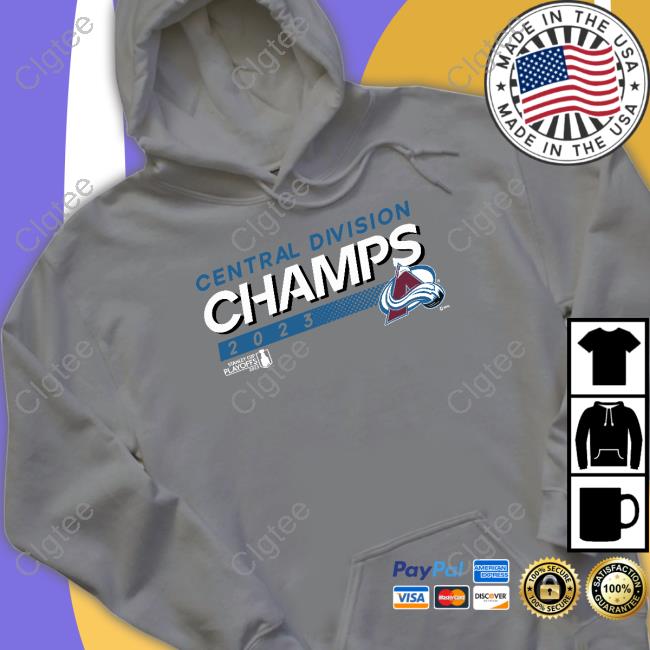 Colorado Avalanche 2023 Central Division Champions T-Shirt Colorado Avalanche 2023 Central Division Champions T-Shirt