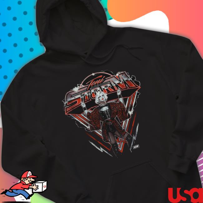 Official Shop Aew Toni Storm Bad Storm Ahead T-Shirt Official Shop Aew Toni Storm Bad Storm Ahead T-Shirt