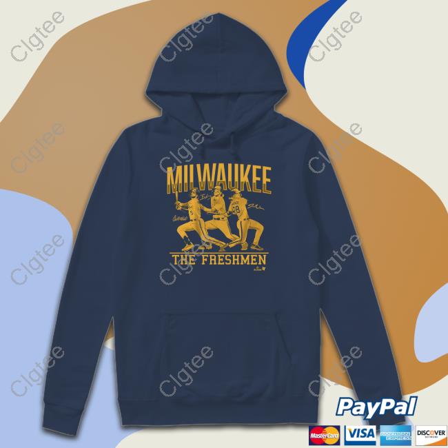 Breakingt Merch Brice Turang Joey Wiemer & Garrett Mitchell Milwaukee The Freshmen Sweatshirt Breakingt Merch Brice Turang Joey Wiemer & Garrett Mitchell Milwaukee The Freshmen Sweatshirt