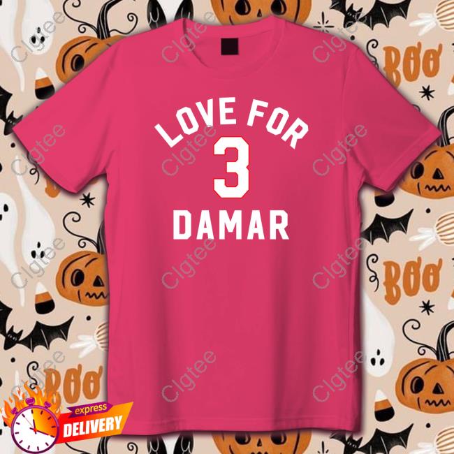 Official Love For 3 Damar Tee Shirt Official Love For 3 Damar Tee Shirt