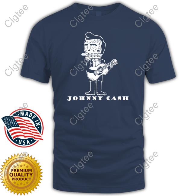 Dom Lucre Johnny Cash Skull T-Shirt Dom Lucre Johnny Cash Skull T-Shirt