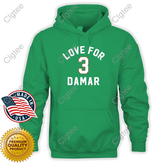 Official Love For 3 Damar Tee Shirt Official Love For 3 Damar Tee Shirt