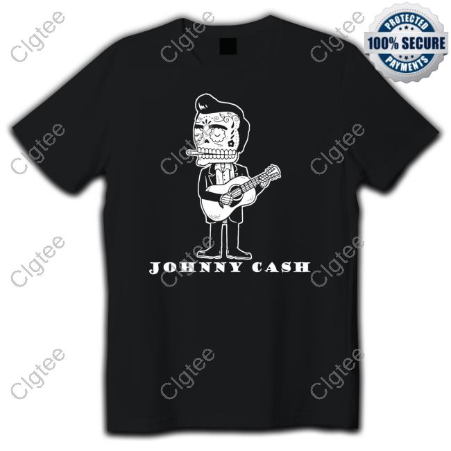 Dom Lucre Johnny Cash Skull T-Shirt Dom Lucre Johnny Cash Skull T-Shirt