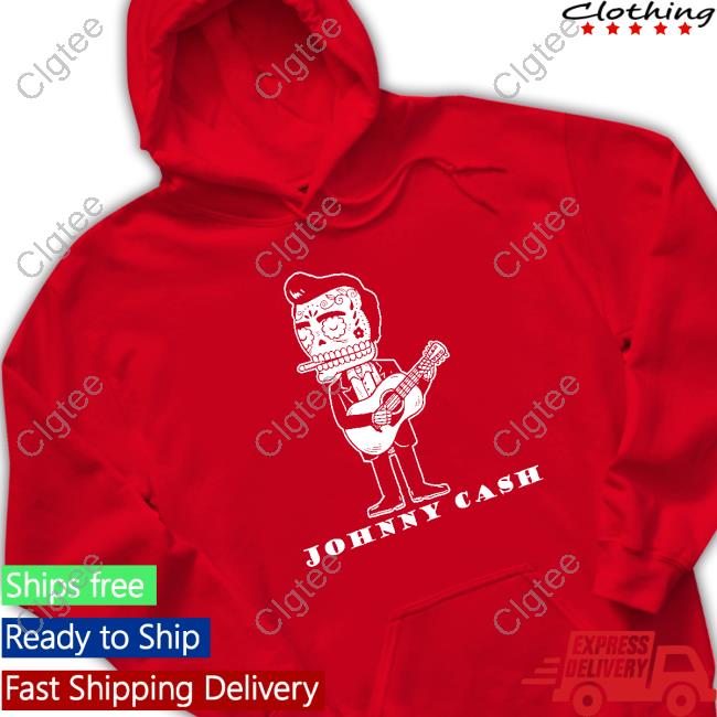 Dom Lucre Johnny Cash Skull T-Shirt Dom Lucre Johnny Cash Skull T-Shirt