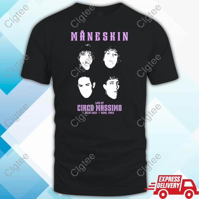 Maneskin Merch Maneskin Faces Tour Circo Massimo 2022 Shirt Maneskin Merch Maneskin Faces Tour Circo Massimo 2022 Shirt