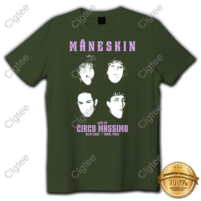 Maneskin Merch Maneskin Faces Tour Circo Massimo 2022 Shirt Maneskin Merch Maneskin Faces Tour Circo Massimo 2022 Shirt