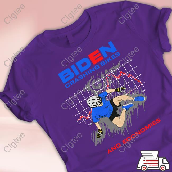 Official Shaneyyricch Store Joe Biden Crashing Bikes And Economies Tee Shirt Official Shaneyyricch Store Joe Biden Crashing Bikes And Economies Tee Shirt
