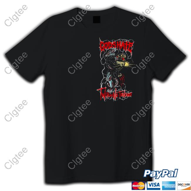 Closed Casket Activities Merch God’s Hate & Twitching Tongues - Samurai Cross Collab T Shirt Closed Casket Activities Merch God’s Hate & Twitching Tongues - Samurai Cross Collab T Shirt