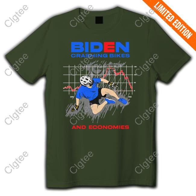 Official Shaneyyricch Store Joe Biden Crashing Bikes And Economies Tee Shirt Official Shaneyyricch Store Joe Biden Crashing Bikes And Economies Tee Shirt