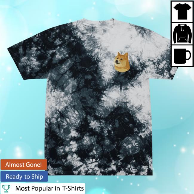 Official Liberty Maniacs Doge Tie-Dye Shirt Black / White Libertymaniacs Official Liberty Maniacs Doge Tie-Dye Shirt Black / White Libertymaniacs