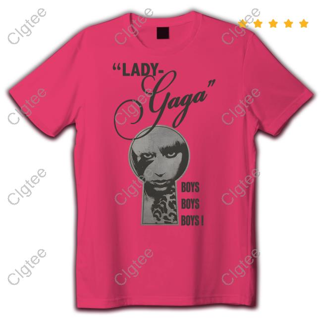 Lady Gaga Store Merch Keyhole Boys Tee Shirt Lady Gaga Store Merch Keyhole Boys Tee Shirt