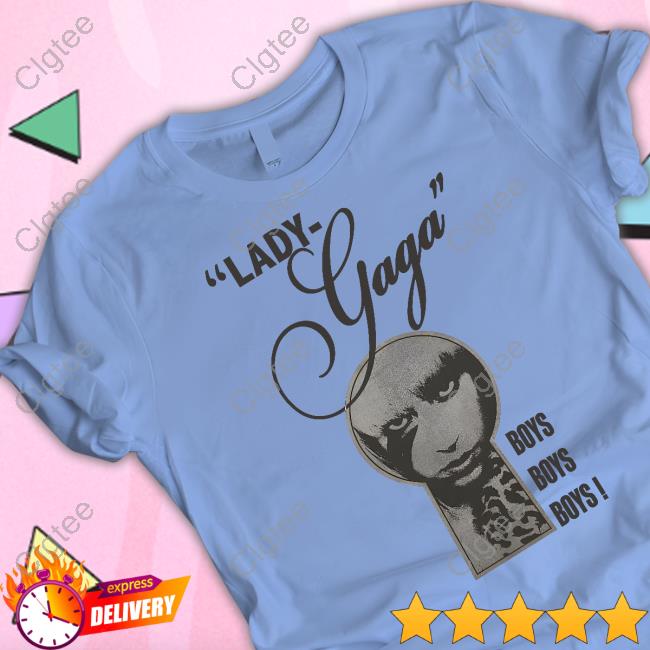 Lady Gaga Store Merch Keyhole Boys Tee Shirt Lady Gaga Store Merch Keyhole Boys Tee Shirt