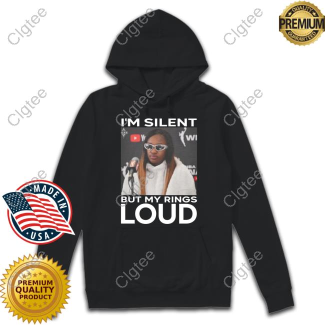 Chris Williamson Jackie Young I'm Silent But My Rings Loud Hoodie Chris Williamson Jackie Young I'm Silent But My Rings Loud Hoodie