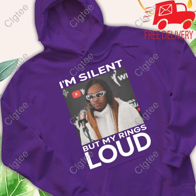 Chris Williamson Jackie Young I'm Silent But My Rings Loud Hoodie Chris Williamson Jackie Young I'm Silent But My Rings Loud Hoodie