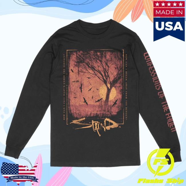 Official Staind Shop Confessions Of The Fallen Long Sleeve Tee Shirt Official Staind Shop Confessions Of The Fallen Long Sleeve Tee Shirt