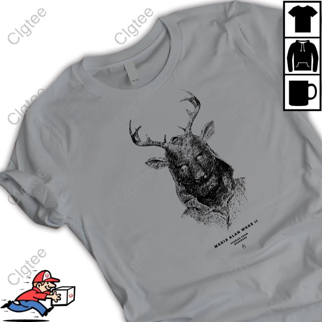 Official Makia Clothing Store Alan Wake Mask Shirt New Official Makia Clothing Store Alan Wake Mask Shirt New