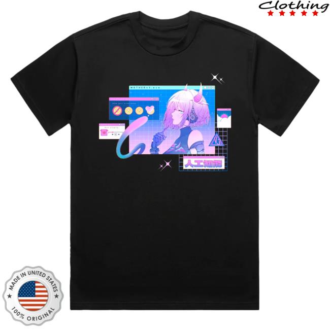 Motherv3 X Uwu Collab Merch Motherv3 Virtual World Tee Shirt Motherv3 X Uwu Collab Merch Motherv3 Virtual World Tee Shirt