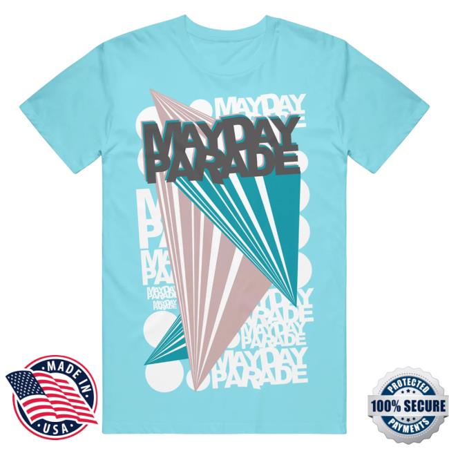 Mayday Parade Merch Diamonds Aqua Hooded Mayday Parade Merch Diamonds Aqua Hooded