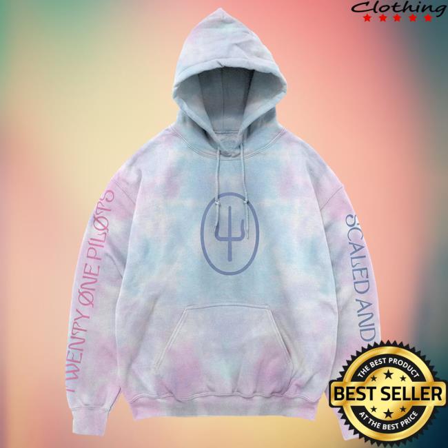 Twenty One Pilots Scaled And Icy Tie Dye Sleeve Hoodie Twenty One Pilots Scaled And Icy Tie Dye Sleeve Hoodie