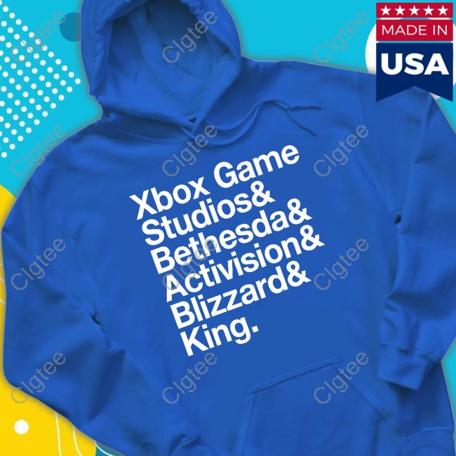 Xbox Game Studios & Bethesda & Activision & Blizzard & King Sweatshirt Xbox Game Studios & Bethesda & Activision & Blizzard & King Sweatshirt